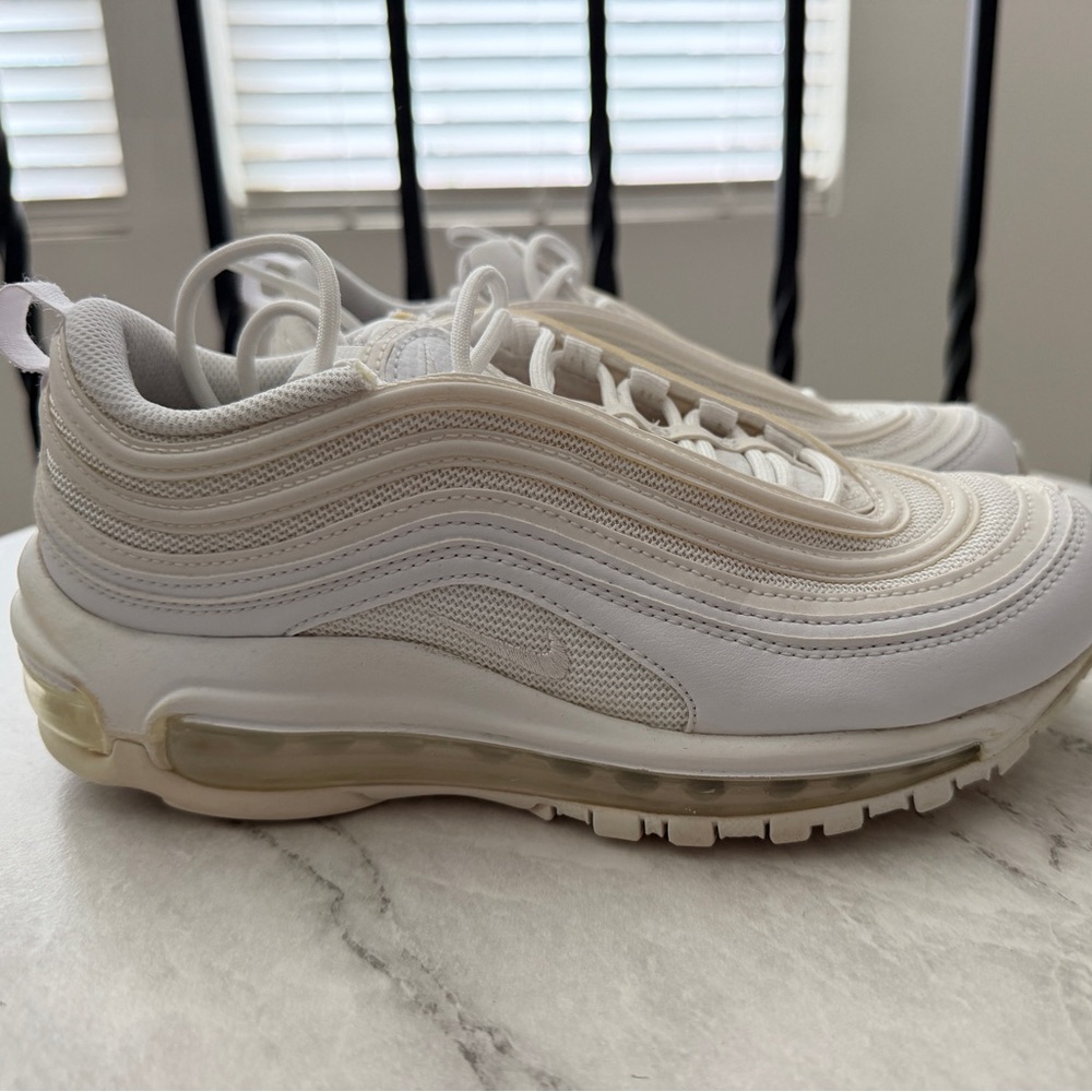 Nike Air Max White Athletic Shoes